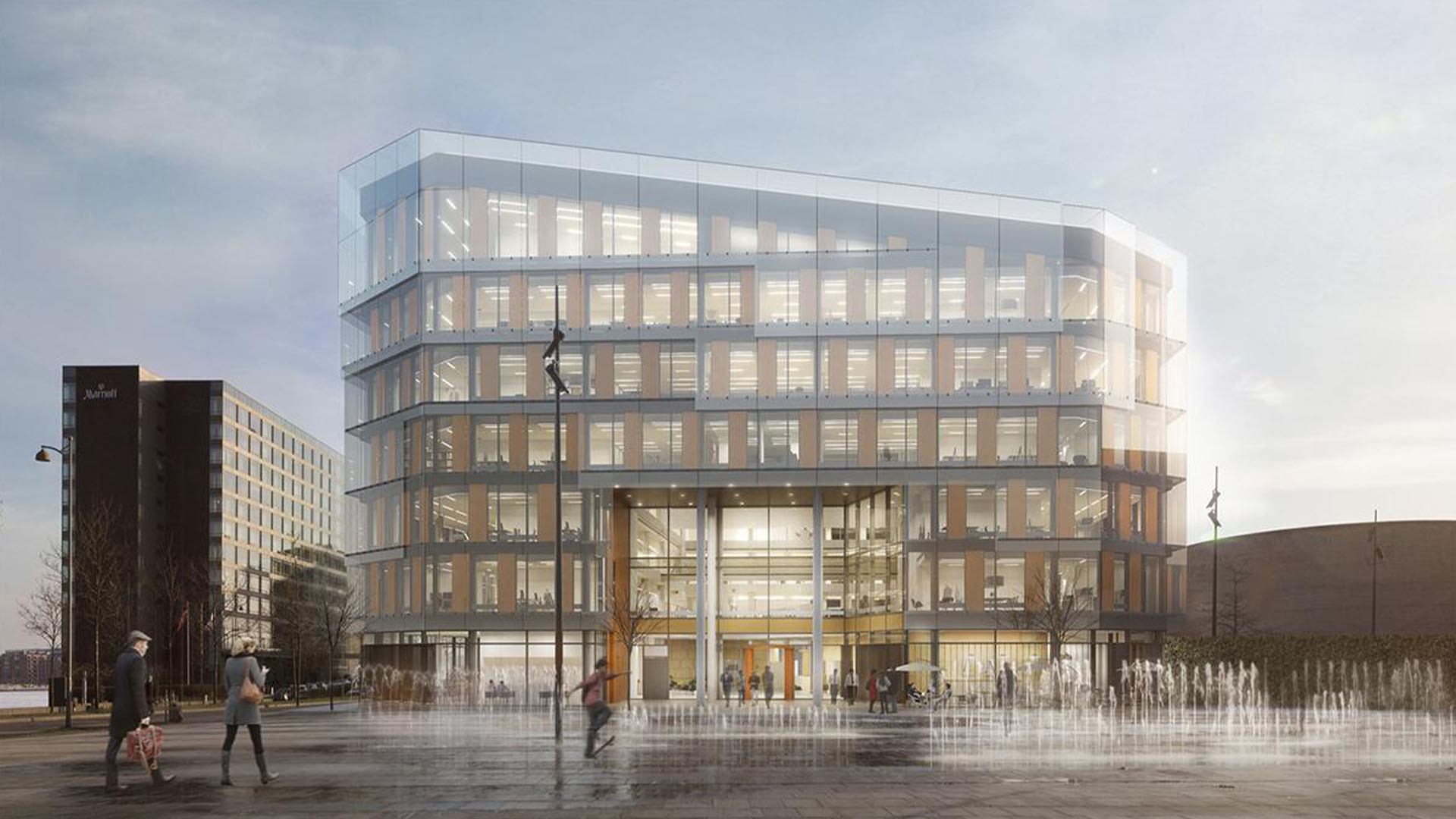 Scandic Spectrum Hotel i København set udefra.