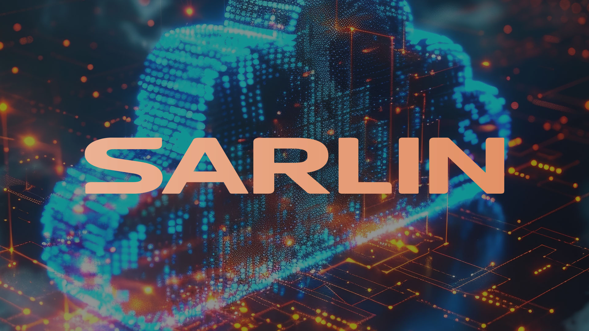Sarlin-logo på baggrund af cloud-koncept