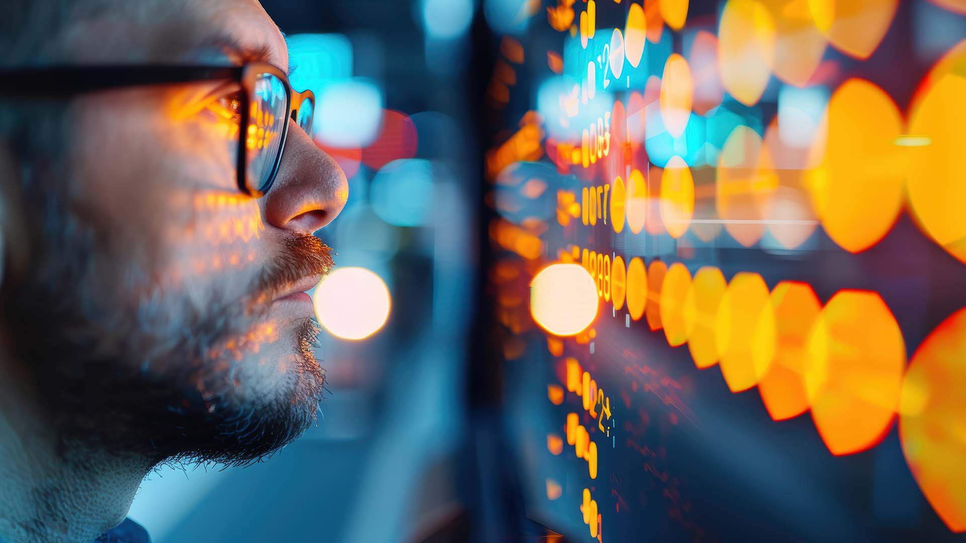 En supply chain-planlægger gennemgår forsendelsesplaner og ruter på en computerskærm.