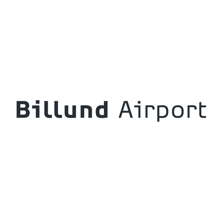 Billund Airport logo.