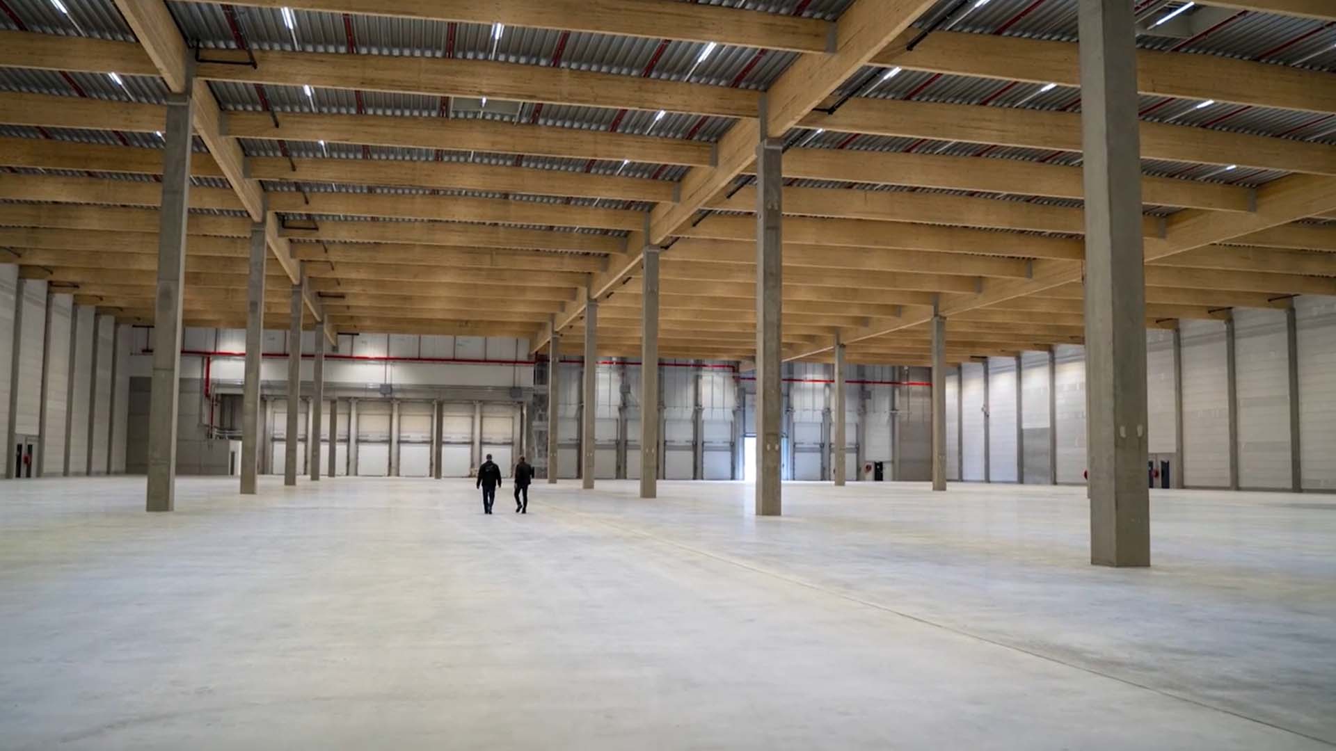 First Lager's new and empty warehouse, soon equipped with LOGIA WMS to enhance operational efficiency through a more systematic workflow.