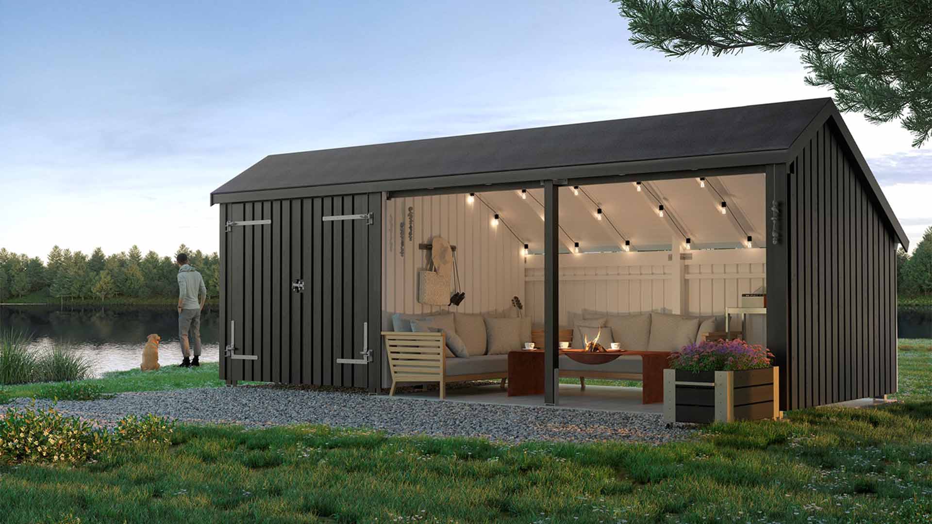 A multi-functional garden shed from PLUS
